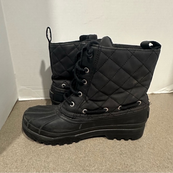 Sperry Women’s 6.5 Top-Sider Black Gosling Waterproof Quilted Duck Boots - Picture 5 of 10